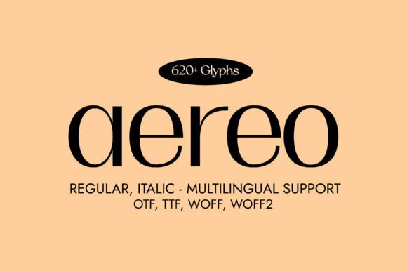 Aereo Sans Serif Font Review