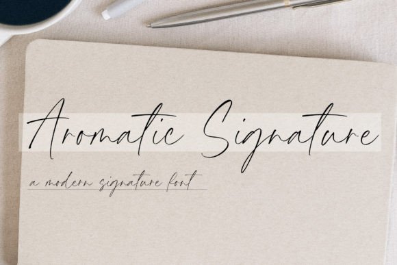Aromatic Signature: A Font That Elevates Handmade Creations