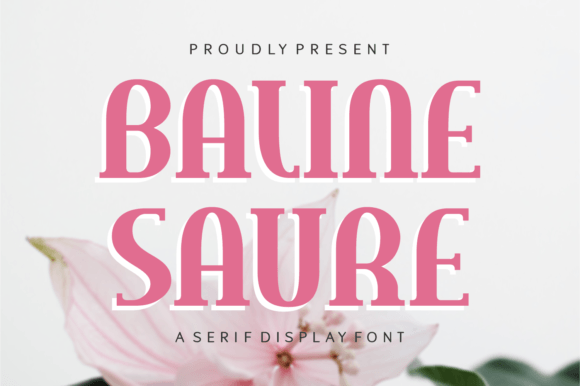 Baline Saure: A Modern Serif Font for Bold Branding