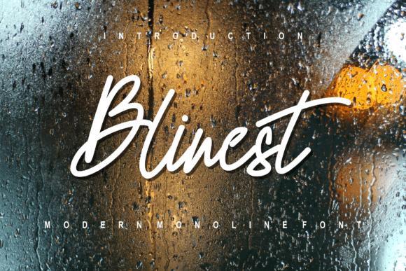 Blinest: A Script Font for Modern Branding