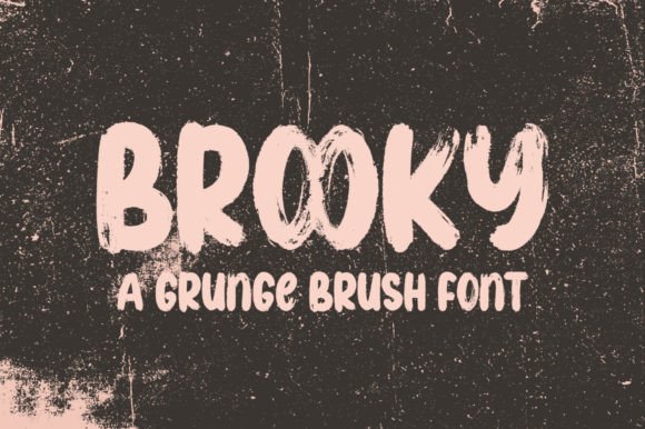 Brooky: A Handwritten Font for Modern Editorial Design
