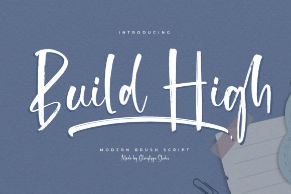 Build High: A Modern Script Font for Creative Branding