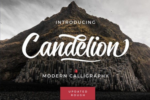 Candelion Script Font for Editorial Design