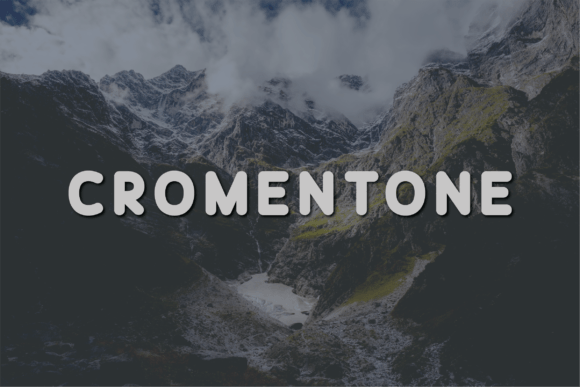 Cromentone: A Modern Sans Serif Font for Creative Branding