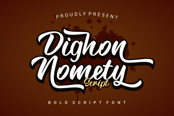 Dighon Nomety: A Bold Display Font for Modern Editorial Design