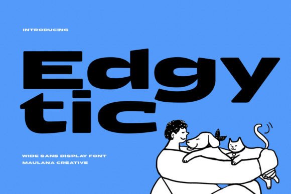 Edgytic: A Bold Sans Serif Font for Impactful Branding