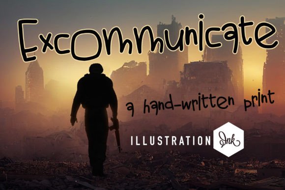 Excommunicate: A Bold Script Typeface for Modern Web Design