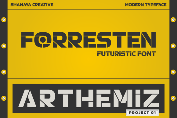 Forresten: A Modern Font for Professional Branding