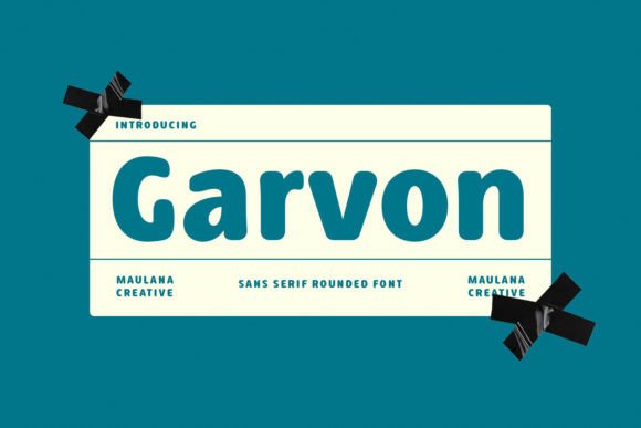 Garvon Typeface: A Friendly Sans Serif for Modern Web Design