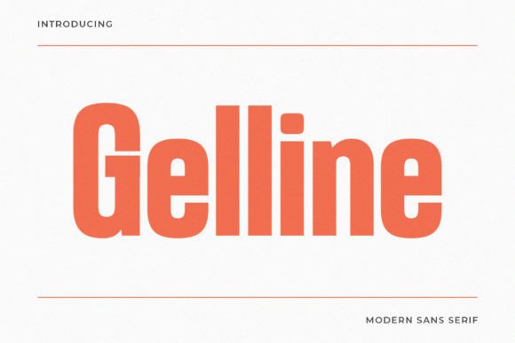 Gelline: A Versatile Sans Serif Font for Modern Branding