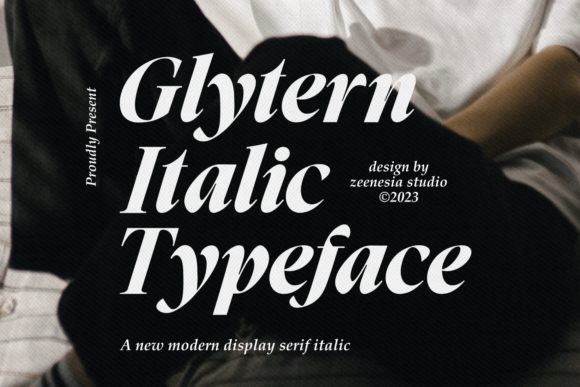 Glytern: A Modern Italic Serif for Bold Brand Campaigns