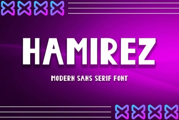 Hamirez: A Modern Sans Serif Font for Editorial Design