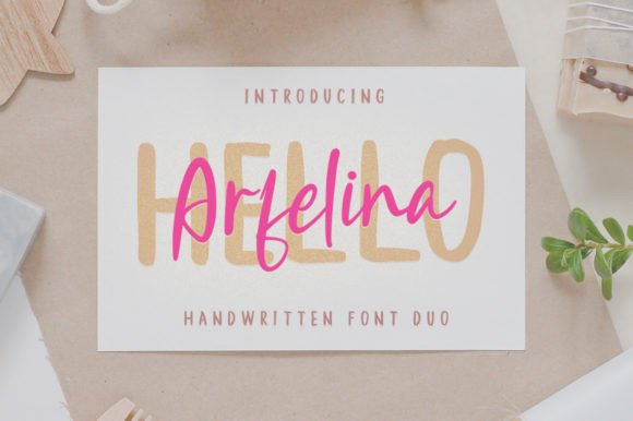Hello Arfelina: The Modern Script Font That Elevates Campaigns