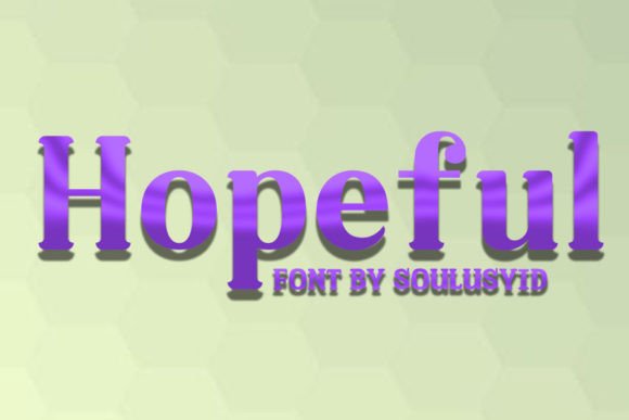 Hopeful: A Fresh Serif Font for Modern Branding