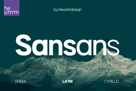 Hu Sansans: A Modern Sans Serif Font for Craft Creations