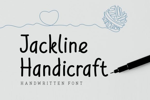 Jackline Handicraft: A Stylish Display Font for Web Design