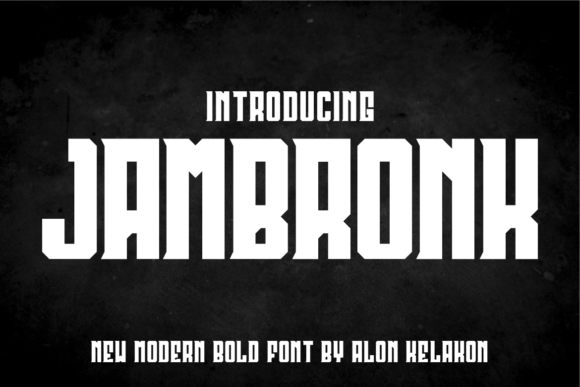 Jambronk: A Modern Serif Font for Editorial Projects