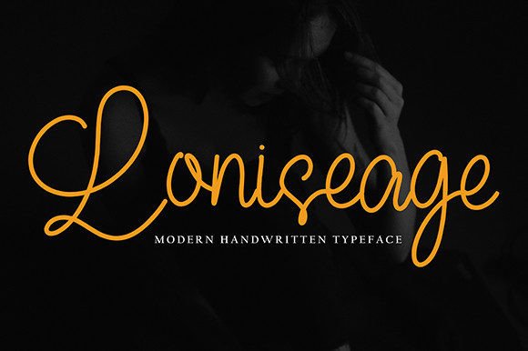 Loniseage: A Modern Script Font for Polished Branding