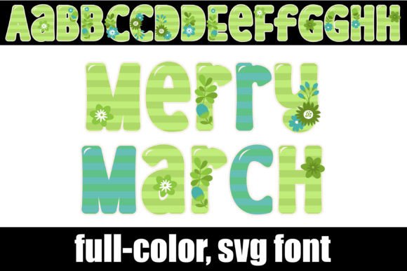 Merry March Font for Festive Campaigns