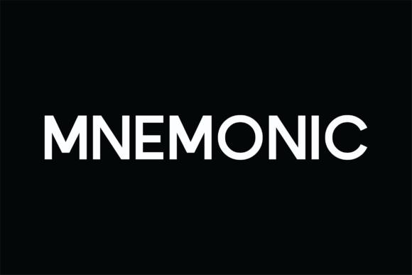 Mnemonic: A Modern Sans Serif Font for Handmade Creations