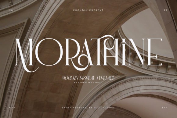 Morathine: A Serif Font That Elevates Campaign Design