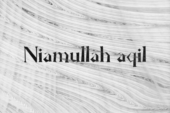 Niamullah Aqil: The Font That Speaks Boldly