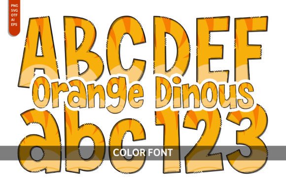 Orange Dinous: A Vibrant Font for Branding That Stands Out