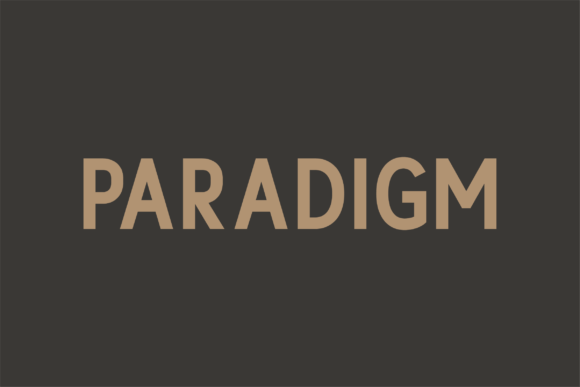 Paradigm: A Modern Sans Serif Font for Branding Projects
