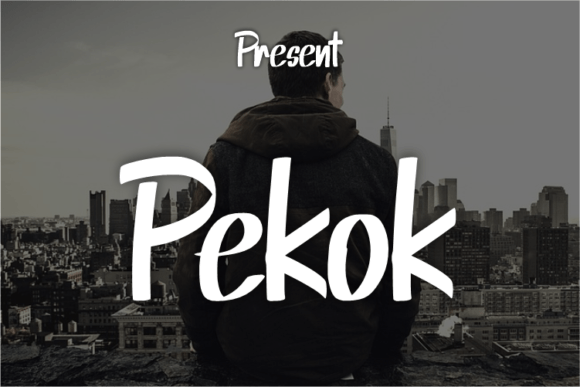 Pekok: A Modern Script Font for Polished Branding