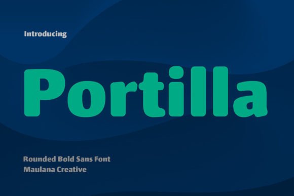Portilla Rounded Bold for Handmade Creations