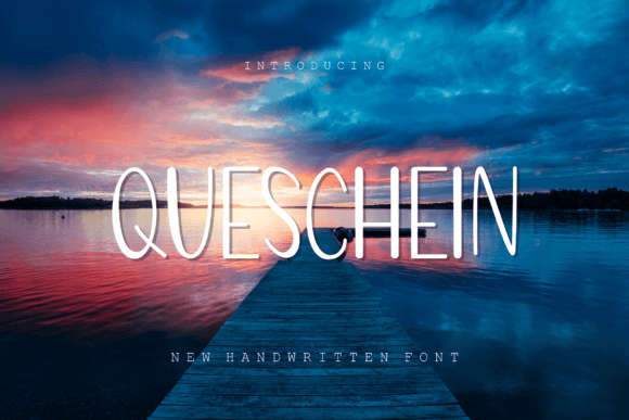 Queschein: A Playful Sans Serif Font for Modern Editorial Design