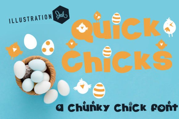 Quick Chicks: A Youthful Typeface for Modern Editorial Projects