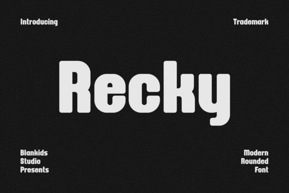 Recky: A Modern Sans Serif Font for Editorial Design