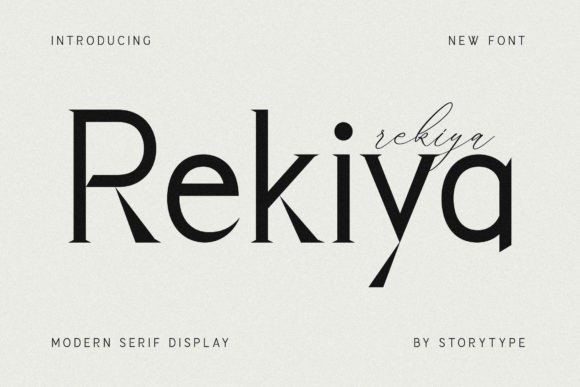 Rekiya: A Serif Font That Elevates Digital Branding