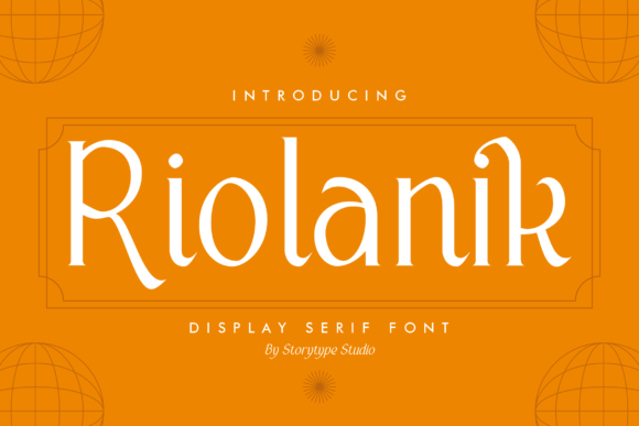 Riolanik: A Modern Serif Font for Luxurious Branding