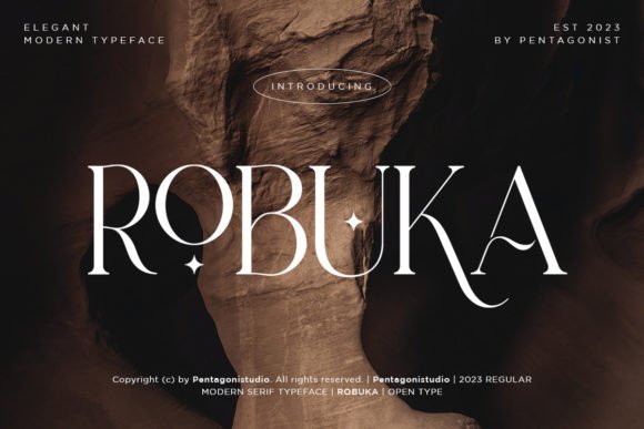 Robuka: A Modern Serif Font for Web Design