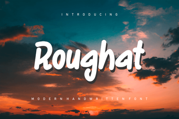 Roughat: A Handwritten Font for Casual Branding