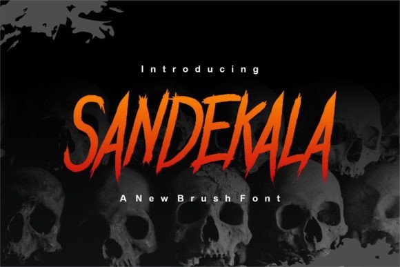 Sandekala: A Modern Font for Bold Digital Design