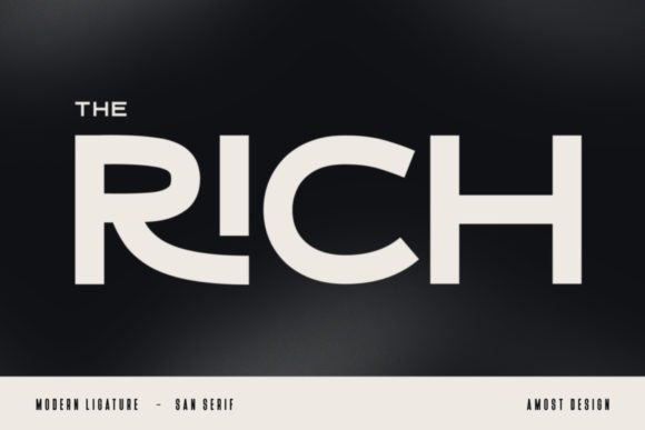 The Rich: A Sans Serif Font That Elevates Your Campaigns