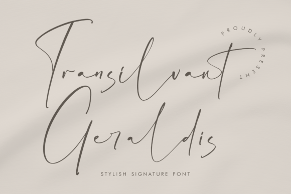 Transilvant Geraldis: A Luxury Script for Modern Branding