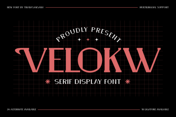 Velokw: A Modern Serif Font for Editorial Design