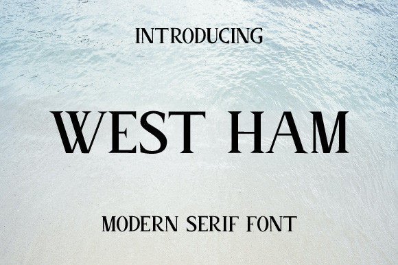 West Ham: A Serif Font for Modern Branding Projects