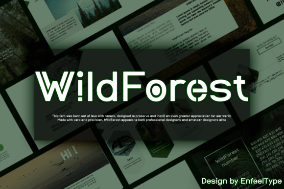 Wildforest: A Modern Sans Serif Font for Editorial Elegance